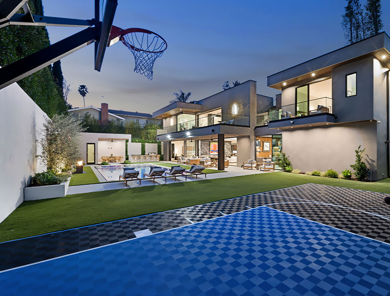 Basketball-Court-evening